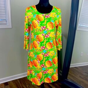 Jean-Pierre KLIFA Paris Tropical Cute Dress Ladies Size M